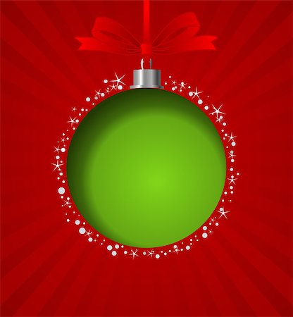 Abstract Christmas Ball, creative  illustration Stock Photo - Budget Royalty-Free & Subscription, Code: 400-07840274