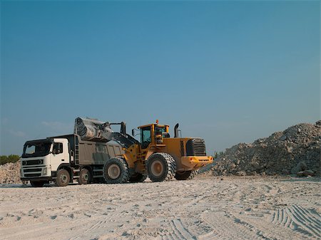 Photo lorry on a production career Stock Photo - Budget Royalty-Free & Subscription, Code: 400-07895635