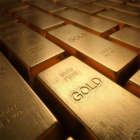 simsearch:400-04227935,k - Gold Bars 1000 grams. Depth of field on the gold word. Photographie de stock - Aubaine LD & Abonnement, Code: 400-07896459