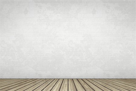 empty room color wall and wood floor - An empty room background for your own content Stock Photo - Budget Royalty-Free & Subscription, Code: 400-07898962