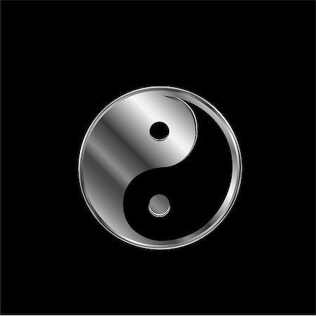 simsearch:400-04744928,k - Taoism- Daoism- Ying and Yang religious icon Stock Photo - Budget Royalty-Free & Subscription, Code: 400-07891977