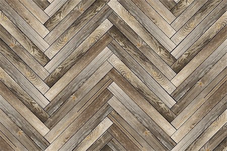 pattern of old wood tiles forming parquet floor Stock Photo - Budget Royalty-Free & Subscription, Code: 400-07900052