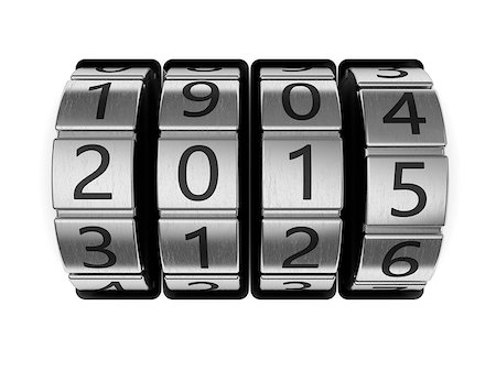 encoded - 3d illustration of 2015 code lock, new year concept Stock Photo - Budget Royalty-Free & Subscription, Code: 400-07917126