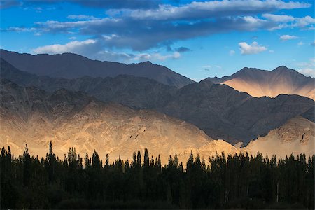 people ladakh - Snow Mountain Range, Leh India Stock Photo - Budget Royalty-Free & Subscription, Code: 400-07918395
