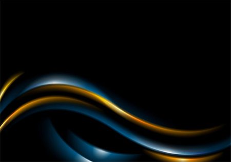 simsearch:400-08095310,k - Abstract shiny waves background. Vector design Stock Photo - Budget Royalty-Free & Subscription, Code: 400-07918828