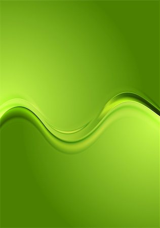 simsearch:400-08095310,k - Bright green wavy background. Vector design Stock Photo - Budget Royalty-Free & Subscription, Code: 400-07924052