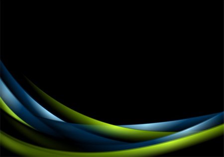 simsearch:400-08095310,k - Abstract shiny glow waves background. Dark vector design Stock Photo - Budget Royalty-Free & Subscription, Code: 400-07924102