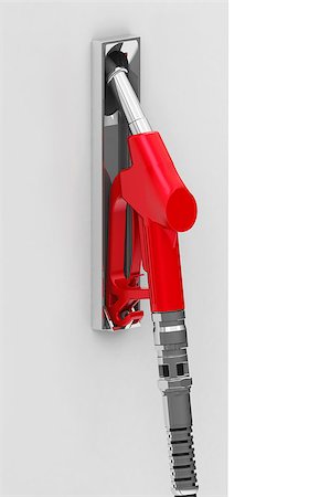 fuel gauge - 3d generated picture of a red fuel nozzle Stock Photo - Budget Royalty-Free & Subscription, Code: 400-07924574