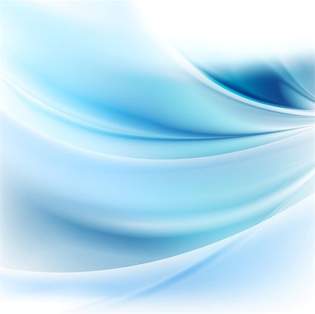 simsearch:400-08095310,k - Bright blue abstract waves background. Vector design Stock Photo - Budget Royalty-Free & Subscription, Code: 400-07925544