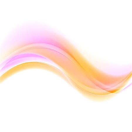 simsearch:400-08095310,k - Abstract pink and orange futuristic waves. Vector design Stock Photo - Budget Royalty-Free & Subscription, Code: 400-07925543