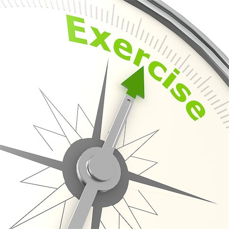Exercise compass Stock Photo - Budget Royalty-Free & Subscription, Code: 400-07920906