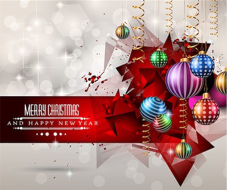 simsearch:400-07087316,k - Merry Christmas Greeting Card for happy Holidays and new year flyers. Stock Photo - Budget Royalty-Free & Subscription, Code: 400-07951084