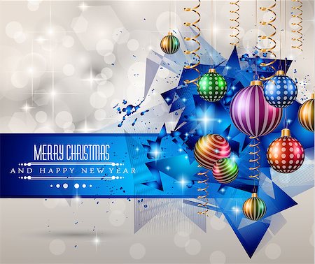 simsearch:400-07087316,k - Merry Christmas Greeting Card for happy Holidays and new year flyers. Stock Photo - Budget Royalty-Free & Subscription, Code: 400-07951080