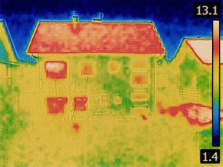 Thermal Image of the House Stock Photo - Budget Royalty-Free & Subscription, Code: 400-07953099
