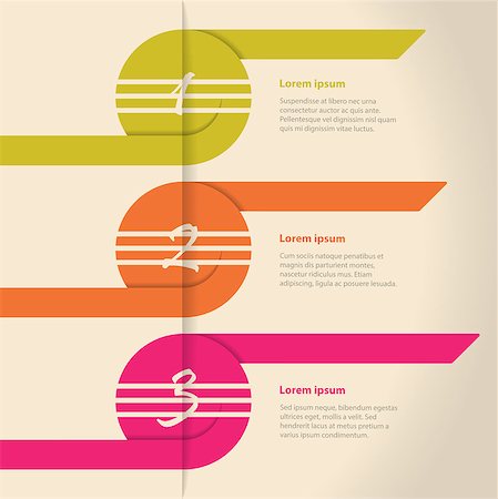simsearch:400-07501242,k - Curling color arrows infographic design on light background Stock Photo - Budget Royalty-Free & Subscription, Code: 400-07975703