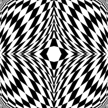 simsearch:400-07836088,k - Design monochrome motion illusion checkered background. Abstract torsion backdrop. Vector-art illustration Stock Photo - Budget Royalty-Free & Subscription, Code: 400-07988816