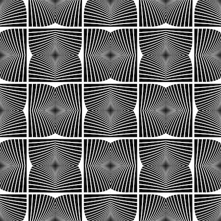 simsearch:400-07990305,k - Design seamless monochrome geometric pattern. Abstract textured background. Vector art. No gradient Stock Photo - Budget Royalty-Free & Subscription, Code: 400-07989745