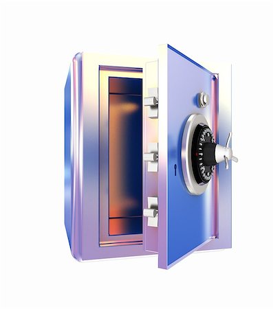 Security metal safe with empty space inside Foto de stock - Super Valor sin royalties y Suscripción, Código: 400-07997211