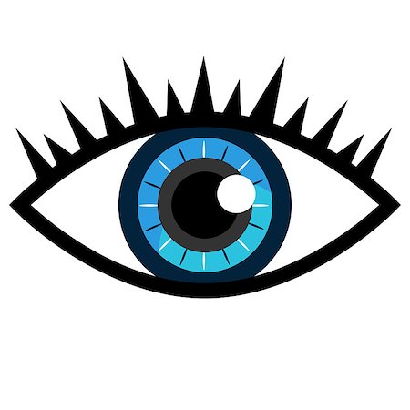An image of a blue eye icon. Stock Photo - Budget Royalty-Free & Subscription, Code: 400-08014025