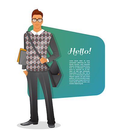 simsearch:400-04332775,k - Vector illustration of Fashion man character image Stock Photo - Budget Royalty-Free & Subscription, Code: 400-08014131