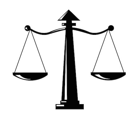 Justice scale icon Stock Photo - Budget Royalty-Free & Subscription, Code: 400-08012491