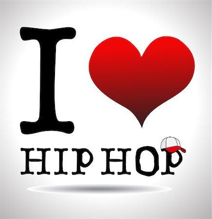 i love hip hop, font type with signs Stock Photo - Budget Royalty-Free & Subscription, Code: 400-08012493