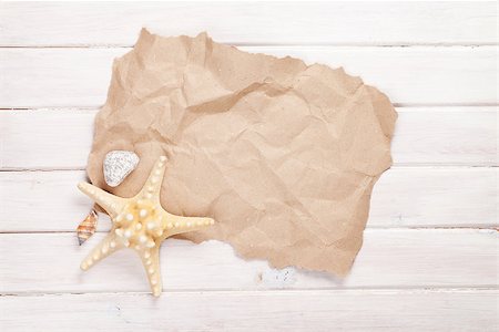 simsearch:400-05171275,k - Summer time sea vacation background with star fish Stock Photo - Budget Royalty-Free & Subscription, Code: 400-08037220