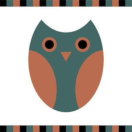 simsearch:400-07745600,k - Owl stylized icon nature colors. Vector illustration Stock Photo - Budget Royalty-Free & Subscription, Code: 400-08037710