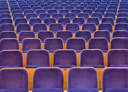 Full frame of spectators seats Stock Photo - Budget Royalty-Free & Subscription, Code: 400-08032889