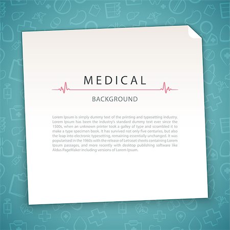 Aquamarine Medical Background. In the EPS file, each element is grouped separately. Clipping paths included in additional jpg format. Stock Photo - Budget Royalty-Free & Subscription, Code: 400-08041354