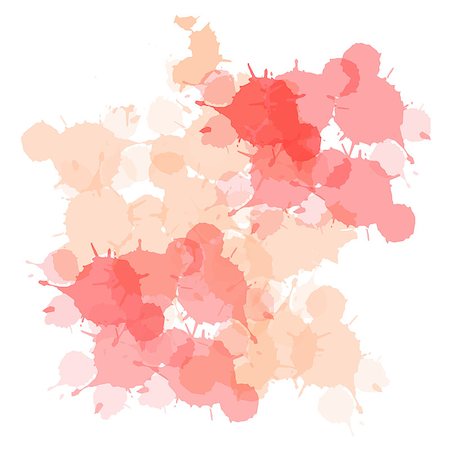 simsearch:400-08134478,k - Vector illustration of red watercolor stains on a white background Stock Photo - Budget Royalty-Free & Subscription, Code: 400-08043856