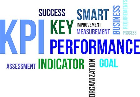 A word cloud of key performance indicator related items Stock Photo - Budget Royalty-Free & Subscription, Code: 400-08050804
