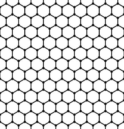 Hexagons pattern. Seamless geometric latticed texture. Vector art. Stock Photo - Budget Royalty-Free & Subscription, Code: 400-08052083