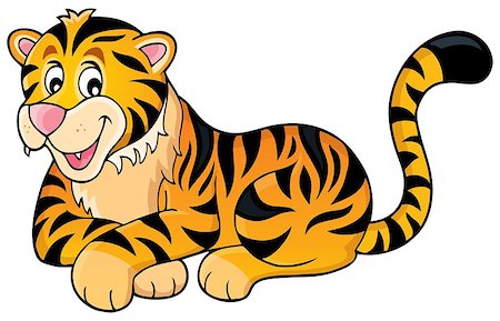 simsearch:400-08255624,k - Tiger theme image 1 - eps10 vector illustration. Stock Photo - Budget Royalty-Free & Subscription, Code: 400-08076093
