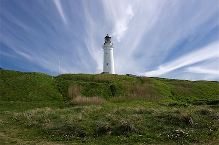 simsearch:400-04272525,k - the beutiful lighthouse in Hirtshals Denmark a beutiful day Stock Photo - Budget Royalty-Free & Subscription, Code: 400-08077502