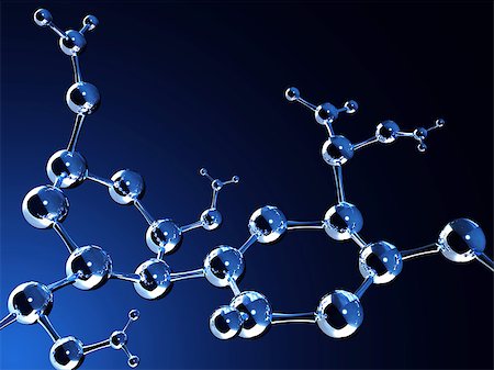 simsearch:400-08413057,k - Abstract molecular structure. Isolated on white background Stock Photo - Budget Royalty-Free & Subscription, Code: 400-08071903