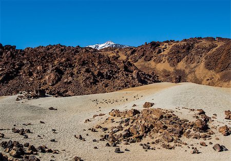 Scenic view of volcano Teide, Tenerife. Canary Islands Stock Photo - Budget Royalty-Free & Subscription, Code: 400-08072327