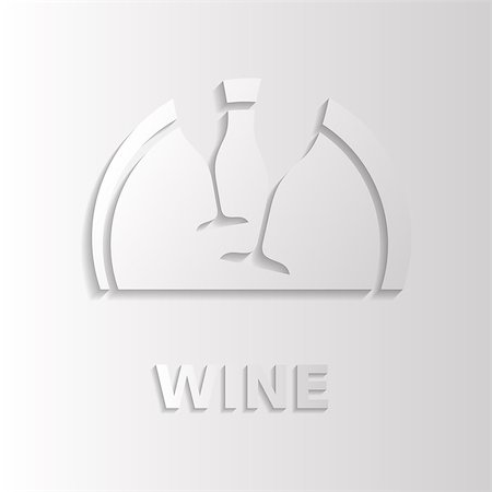 Vector modern restaurant wine menu design grey card Stock Photo - Budget Royalty-Free & Subscription, Code: 400-08095383