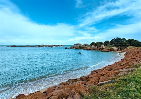 simsearch:632-05759883,k - Tregastel coast spring view  (between Perros-Guirec and Pleumeur-Bodou, Brittany, France). The Pink Granite Coast. Stock Photo - Budget Royalty-Free & Subscription, Code: 400-08095400