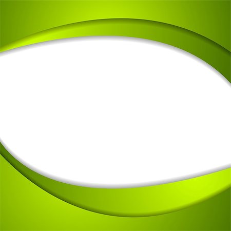 simsearch:400-08095310,k - Abstract green wavy background. Vector design Stock Photo - Budget Royalty-Free & Subscription, Code: 400-08096367