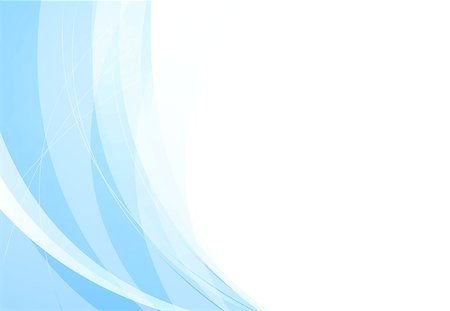 simsearch:400-08095310,k - Abstract elegant background with blue waves. Vector template Stock Photo - Budget Royalty-Free & Subscription, Code: 400-08096371