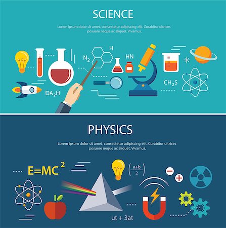 science icon - science and physics education concept Stock Photo - Budget Royalty-Free & Subscription, Code: 400-08098559