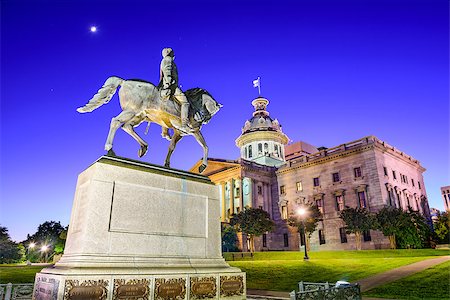 simsearch:400-05162857,k - Columbia, South Carolina, USA at the State House. Stock Photo - Budget Royalty-Free & Subscription, Code: 400-08114477