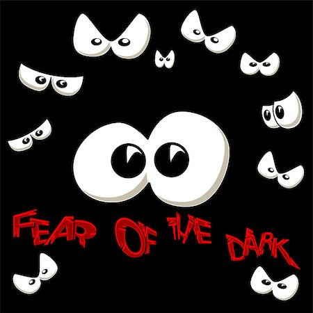 simsearch:400-04790516,k - Illustration of fear of the dark as discomfort. Stock Photo - Budget Royalty-Free & Subscription, Code: 400-08115661