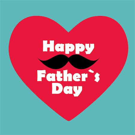 Happy Father`s Day Poster Card Vector Illustration EPS10 Stock Photo - Budget Royalty-Free & Subscription, Code: 400-08113586