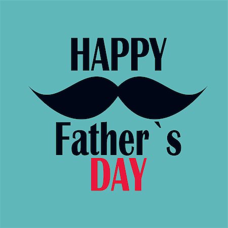 Happy Father`s Day Poster Card Vector Illustration EPS10 Stock Photo - Budget Royalty-Free & Subscription, Code: 400-08113588