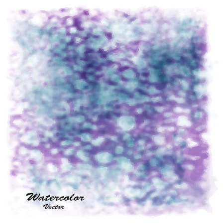 simsearch:400-08134478,k - Watercolor vector background. Hand drawing with colored spots and blotches. Stock Photo - Budget Royalty-Free & Subscription, Code: 400-08134465