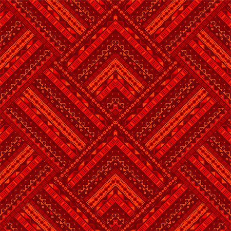 Red ethnic geometrical background Stock Photo - Budget Royalty-Free & Subscription, Code: 400-08132174