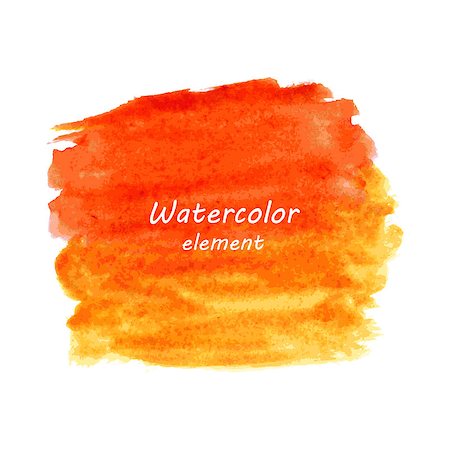 simsearch:400-08134478,k - Abstract watercolor art hand paint isolated on white background. Watercolor stains. Square watercolour banner Stock Photo - Budget Royalty-Free & Subscription, Code: 400-08132335