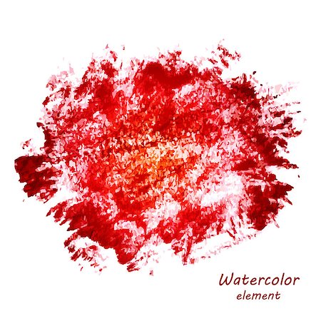 simsearch:400-08134478,k - Abstract watercolor art hand paint isolated on white background. Watercolor stains. Square watercolour banner Stock Photo - Budget Royalty-Free & Subscription, Code: 400-08132336